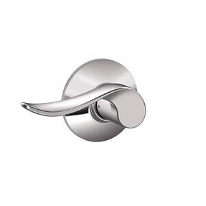 Schlage F10 Sacramento Passage Latch & Lock Bright Chrome Finish